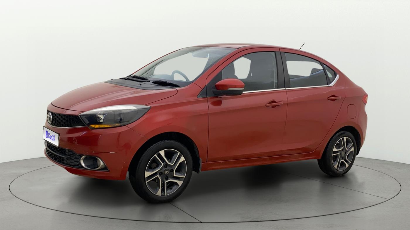 2018 Tata TIGOR XZ (O) PETROL, CNG, Manual, 76,584 km, Left Front Diagonal