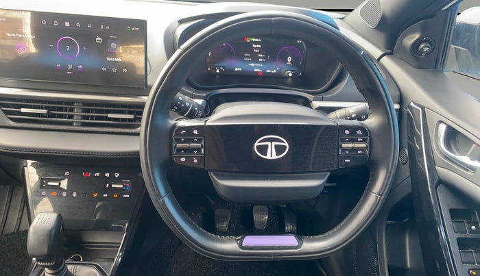 2023 Tata NEXON FEARLESS + SUNROOF DUAL TONE 1.2 PETROL, Petrol, Manual, 13,619 km, Steering Wheel Close Up