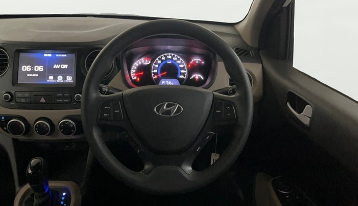 2017 Hyundai Grand i10 SPORTZ (O) AT 1.2 KAPPA VTVT, Petrol, Automatic, 38,356 km, Steering Wheel Close Up