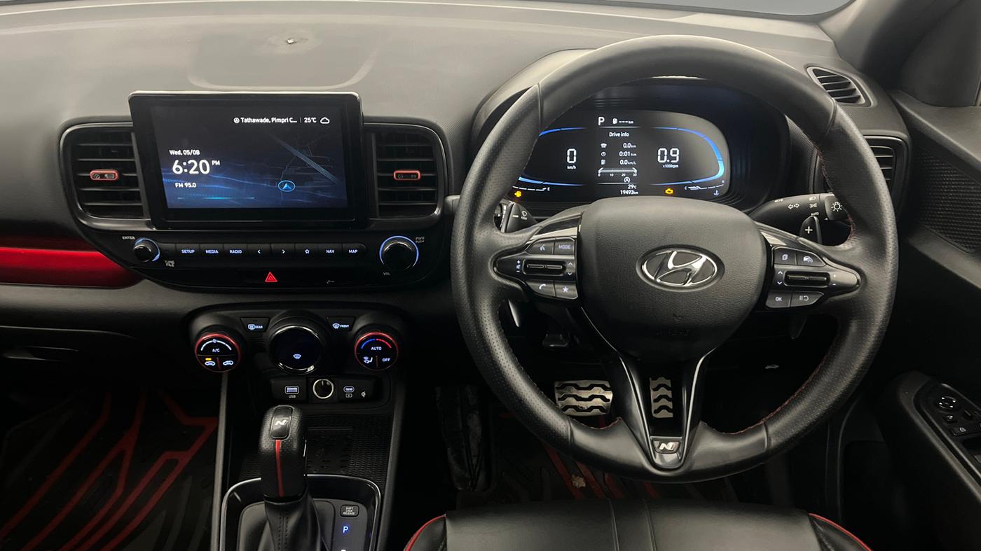2023 Hyundai VENUE N LINE N8 1.0 TURBO DCT, Petrol, Automatic, 19,464 km, Steering Wheel Close Up