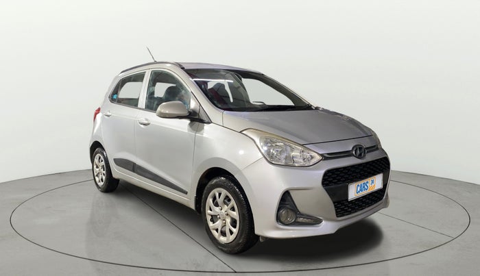 2017 Hyundai Grand i10 SPORTZ (O) 1.2 KAPPA VTVT, Petrol, Manual, 41,925 km, Right Front Diagonal