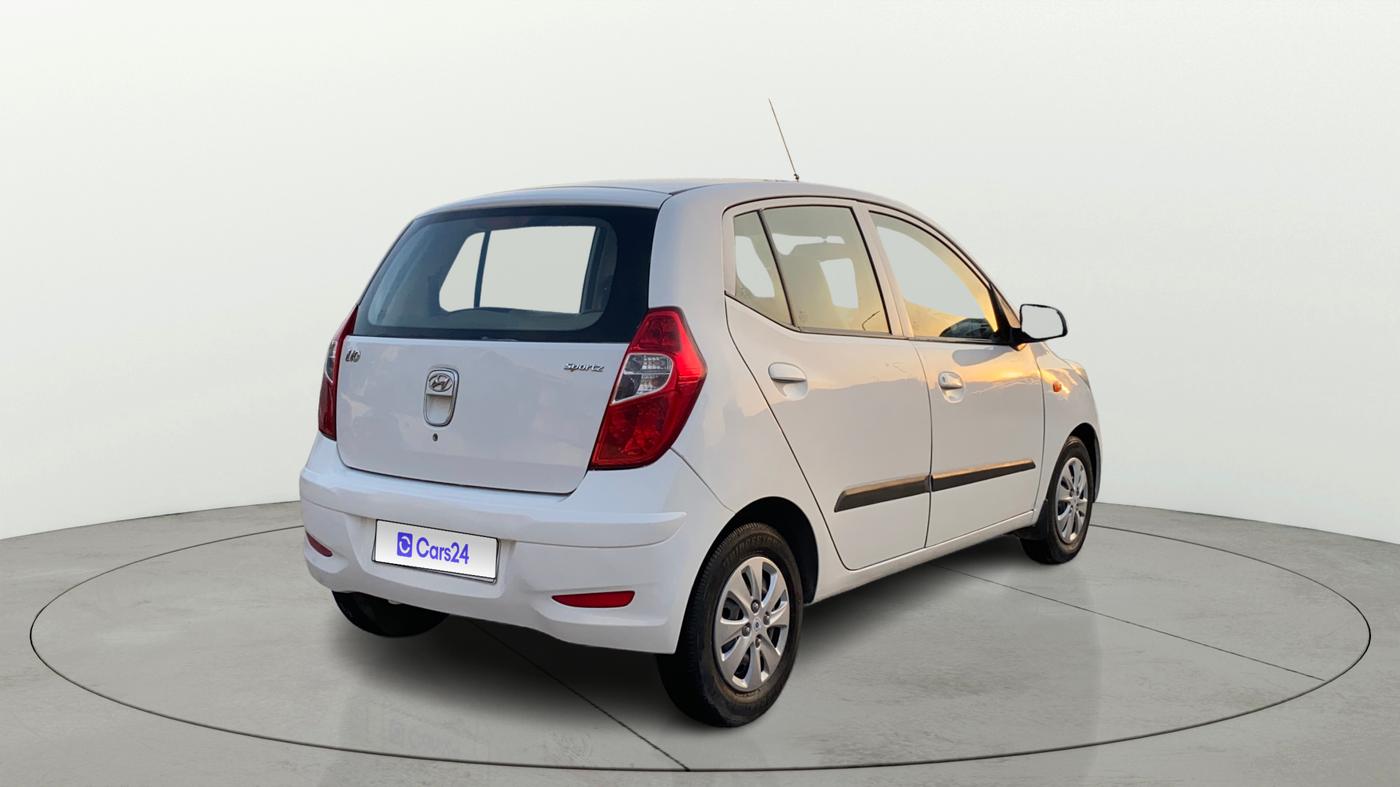 2014 Hyundai i10 SPORTZ 1.1, Petrol, Manual, 96,350 km, Right Back Diagonal