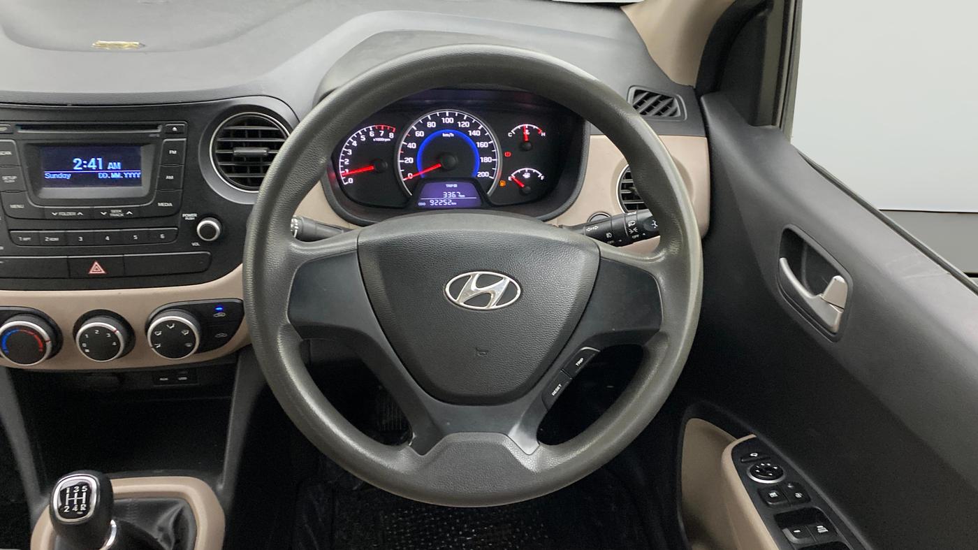2014 Hyundai Grand i10 SPORTZ 1.2 KAPPA VTVT, Petrol, Manual, 92,251 km, Steering Wheel Close Up