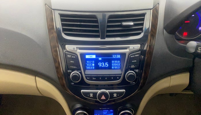 2015 Hyundai Verna FLUIDIC 4S 1.6 VTVT S, Petrol, Manual, 70,903 km, Air Conditioner