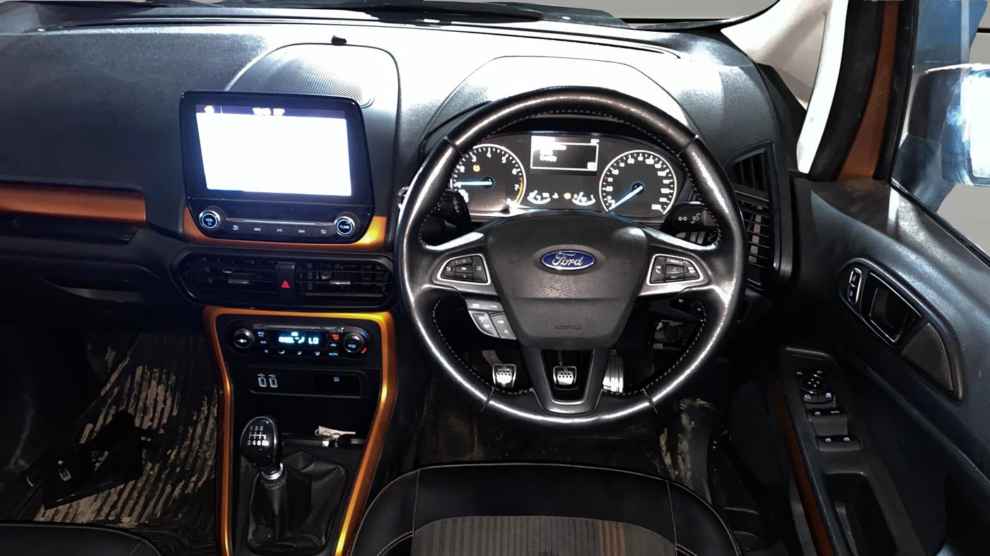 2018 Ford Ecosport TITANIUM 1.0L ECOBOOST SPORTS(SUNROOF), Petrol, Manual, 82,712 km, Steering Wheel Close Up