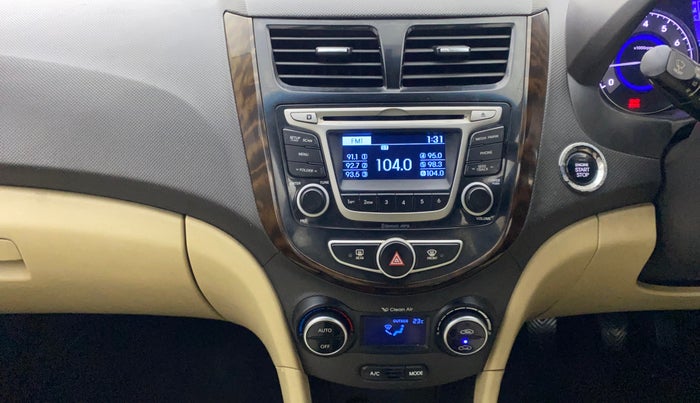 2015 Hyundai Verna FLUIDIC 4S 1.6 VTVT S(O), Petrol, Manual, 1,42,985 km, Air Conditioner