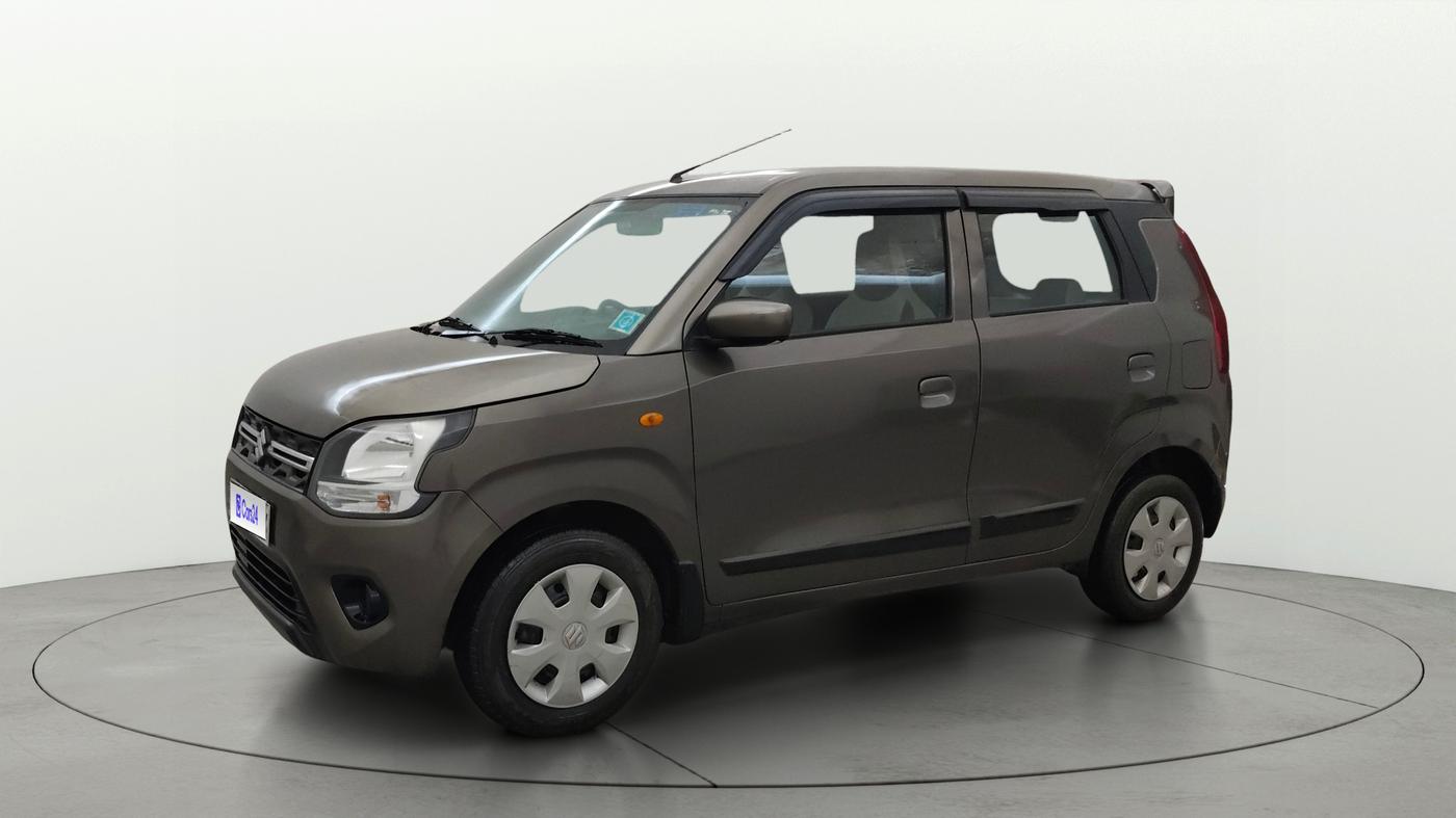 2019 Maruti New Wagon-R VXI 1.0, Petrol, Manual, 46,570 km, Left Front Diagonal