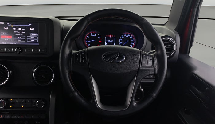2021 Mahindra Thar LX PETROL HT 4WD AT, Petrol, Automatic, 55,472 km, Steering Wheel Close Up