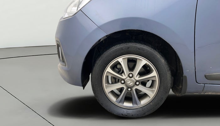 2014 Hyundai Grand i10 ASTA (O) 1.2 KAPPA VTVT, Petrol, Manual, 27,339 km, Left Front Wheel