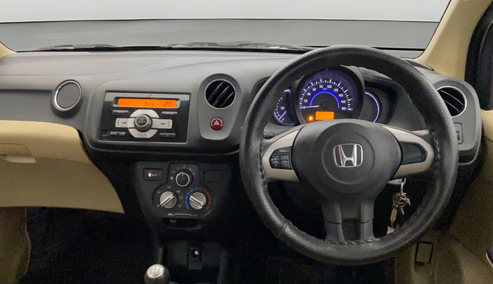 2015 Honda Amaze 1.2L I-VTEC S, Petrol, Manual, 42,502 km, Steering Wheel Close Up