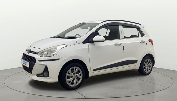 2019 Hyundai Grand i10 SPORTZ 1.2 KAPPA VTVT, Petrol, Manual, 76,312 km, Left Front Diagonal