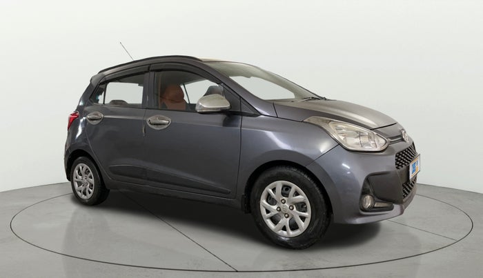 2017 Hyundai Grand i10 SPORTZ (O) 1.2 KAPPA VTVT, Petrol, Manual, 99,348 km, Right Front Diagonal