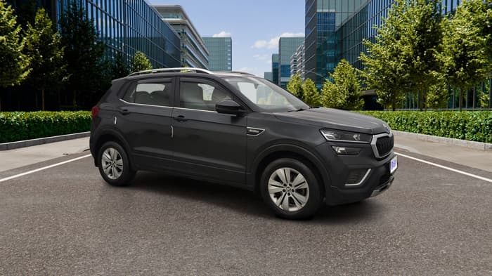2022 Skoda KUSHAQ AMBITION 1.0L TSI AT, Petrol, Automatic, 24,346 km, Right Front Diagonal