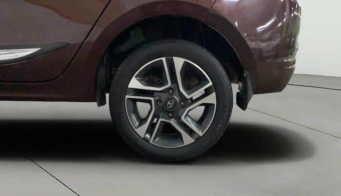 2021 Tata TIGOR XZA PLUS PETROL, Petrol, Automatic, 66,737 km, Left Rear Wheel