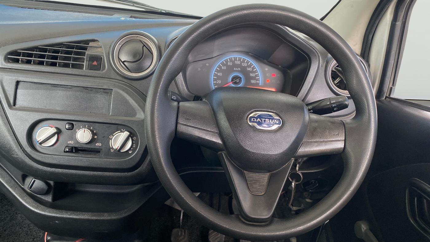 2018 Datsun Redi Go A, Petrol, Manual, 59,981 km, Steering Wheel Close Up