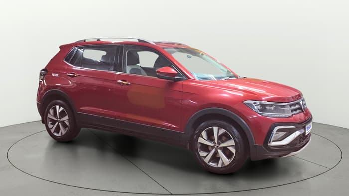 2022 Volkswagen TAIGUN TOPLINE 1.0 TSI AT, Petrol, Automatic, 59,900 km, Right Front Diagonal