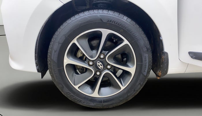 2018 Hyundai Grand i10 SPORTZ (O) AT 1.2 KAPPA VTVT, Petrol, Automatic, 68,964 km, Left Front Wheel