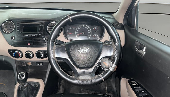 2014 Hyundai Grand i10 SPORTZ 1.2 KAPPA VTVT, Petrol, Manual, 70,547 km, Steering Wheel Close Up