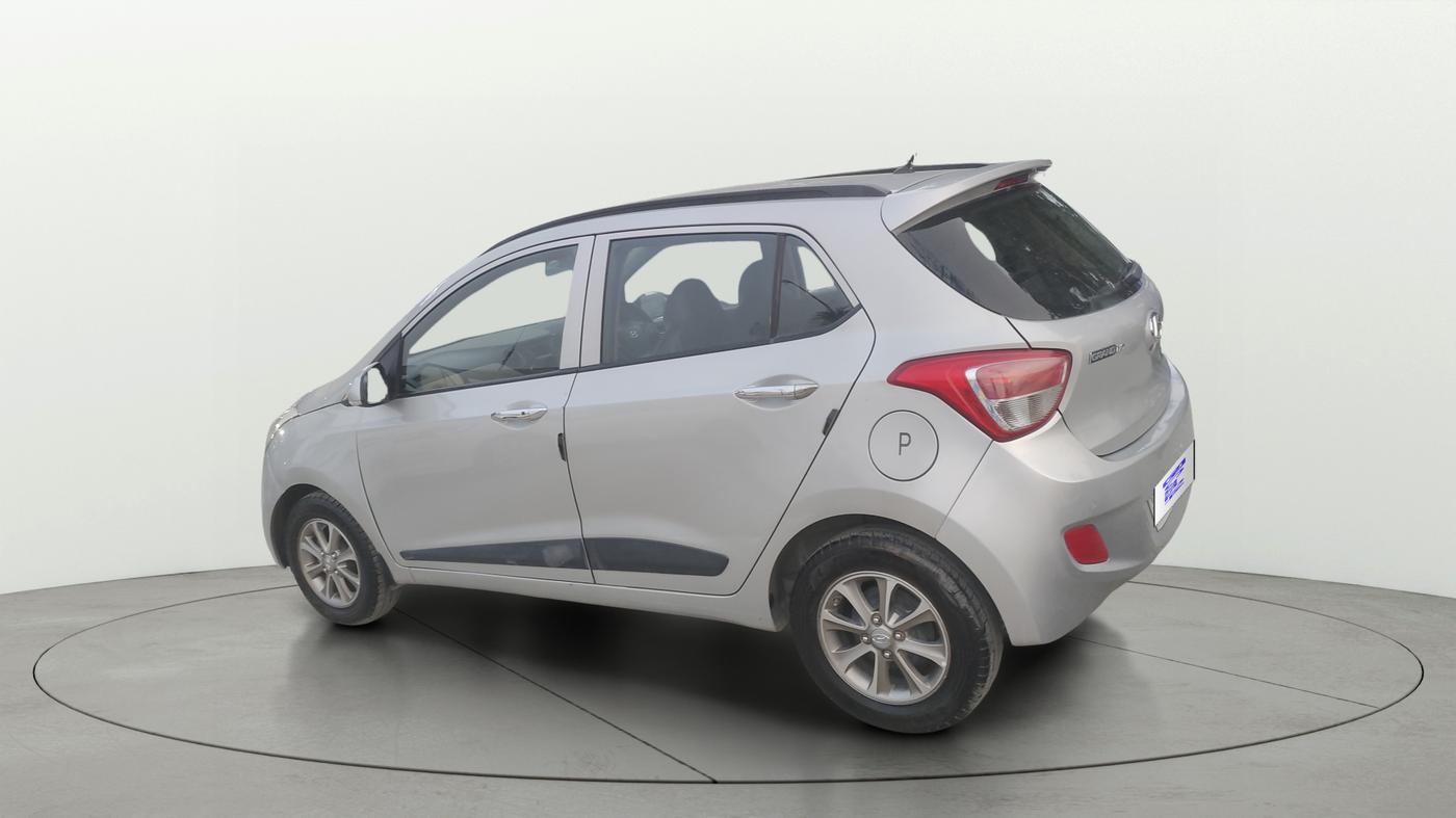 2016 Hyundai Grand i10 ASTA (O) AT 1.2 KAPPA VTVT, Petrol, Automatic, 55,073 km, Left Back Diagonal