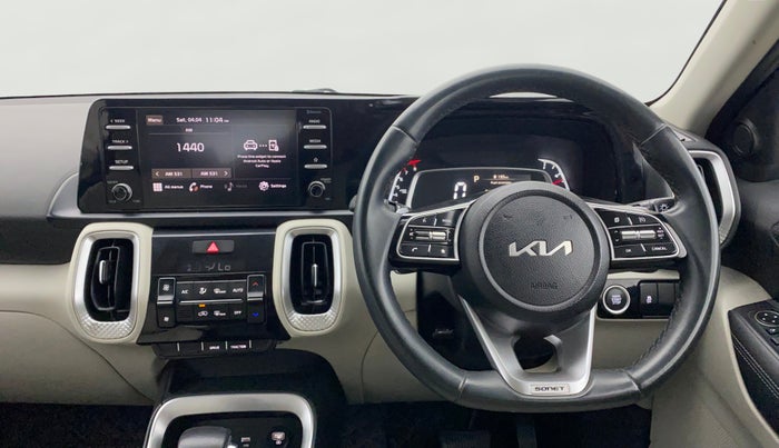 2023 KIA SONET HTX 1.0 DCT, Petrol, Automatic, 38,228 km, Steering Wheel Close Up