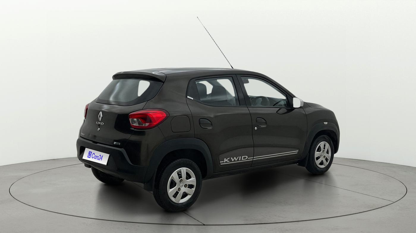 2019 Renault Kwid RXT 1.0 AMT (O), Petrol, Automatic, 43,393 km, Right Back Diagonal