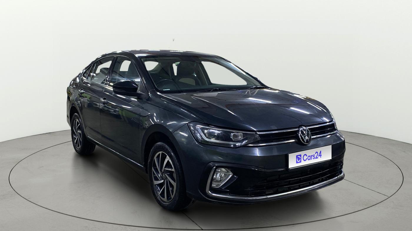 2024 Volkswagen VIRTUS TOPLINE TSI 1.0 AT, Petrol, Automatic, 53,700 km, Right Front Diagonal