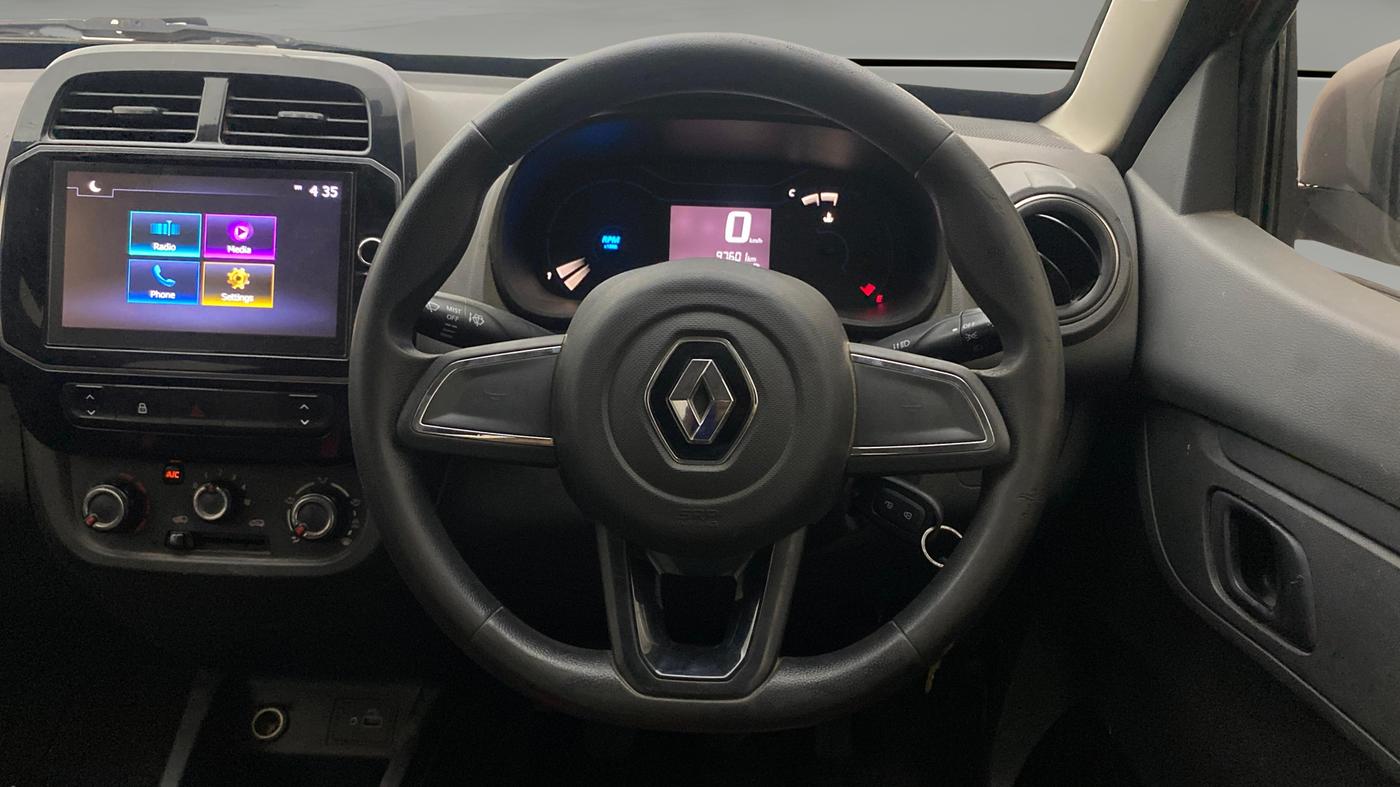 2022 Renault Kwid RXT 1.0 (O), Petrol, Manual, 97,643 km, Steering Wheel Close Up