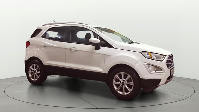 2019 Ford Ecosport TITANIUM 1.5L DIESEL, Diesel, Manual, 1,36,945 km, Right Front Diagonal