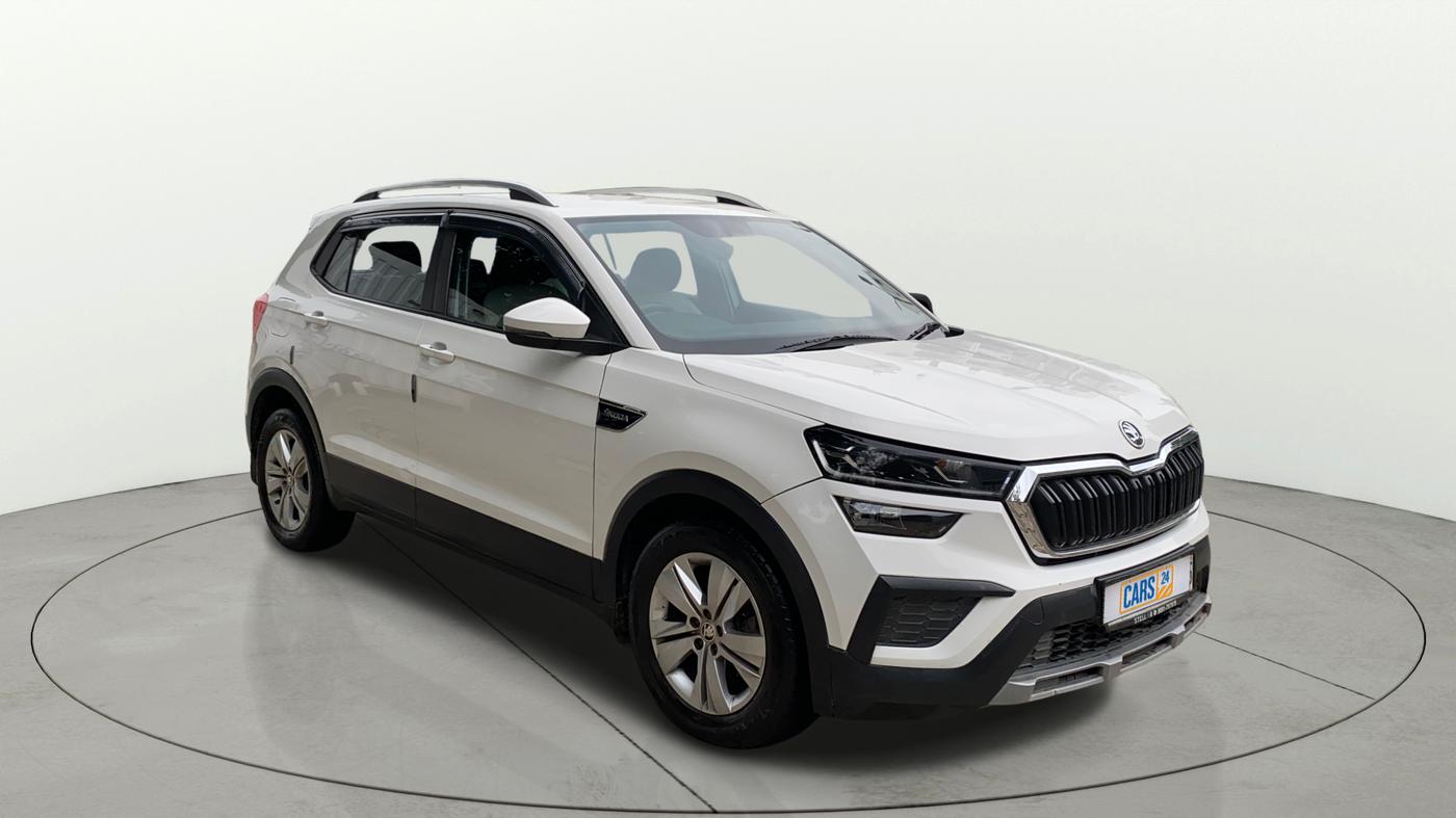 2023 Skoda KUSHAQ AMBITION 1.0L TSI AT, Petrol, Automatic, 25,209 km, Right Front Diagonal