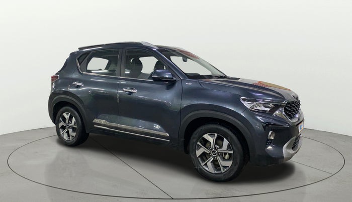 2022 KIA SONET HTX 1.0 IMT, Petrol, Manual, 27,105 km, Right Front Diagonal