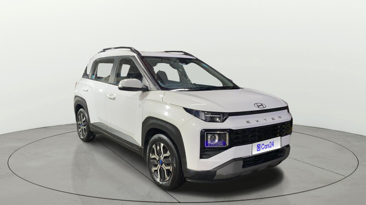 2024 Hyundai EXTER SX (O) CONNECT, Petrol, Manual, 13,411 km, Right Front Diagonal