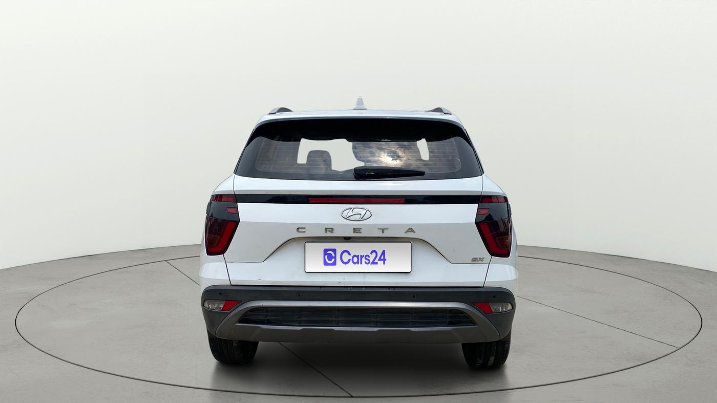 2023 Hyundai Creta SX (O) AT 1.5 DIESEL, Diesel, Automatic, 1,01,317 km, Back/Rear