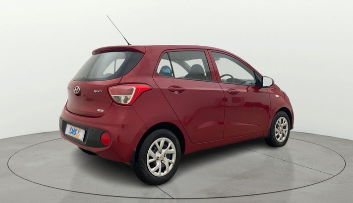 2017 Hyundai Grand i10 SPORTZ 1.2 KAPPA VTVT, Petrol, Manual, 13,664 km, Right Back Diagonal