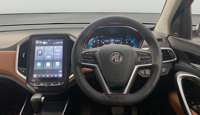 2021 MG HECTOR PLUS SHARP 1.5 PETROL TURBO DCT 6-STR, Petrol, Automatic, 36,721 km, Steering Wheel Close Up