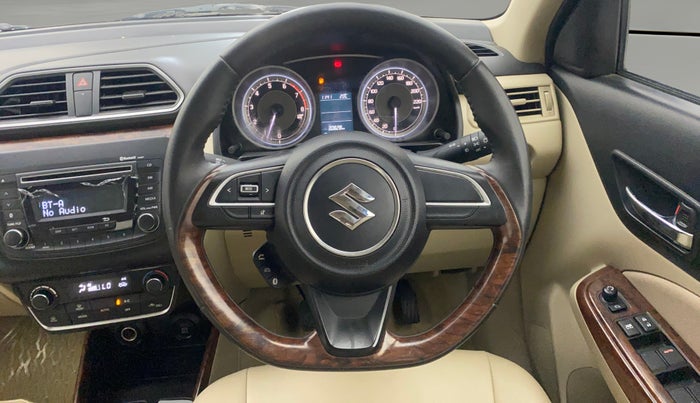 2018 Maruti Dzire ZXI, Petrol, Manual, 30,785 km, Steering Wheel Close Up