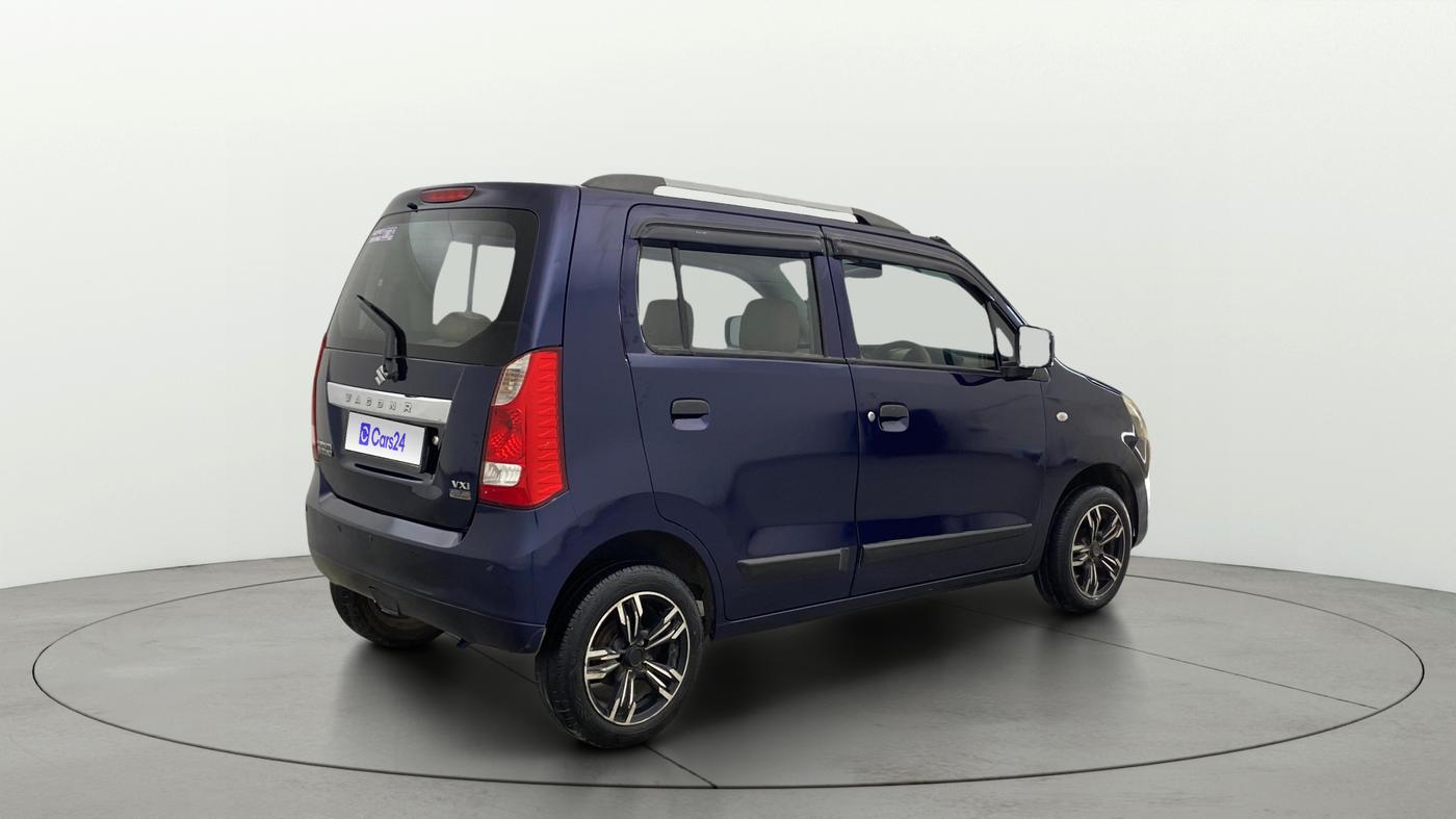 2018 Maruti Wagon R 1.0 VXI AMT, Petrol, Automatic, 56,776 km, Right Back Diagonal