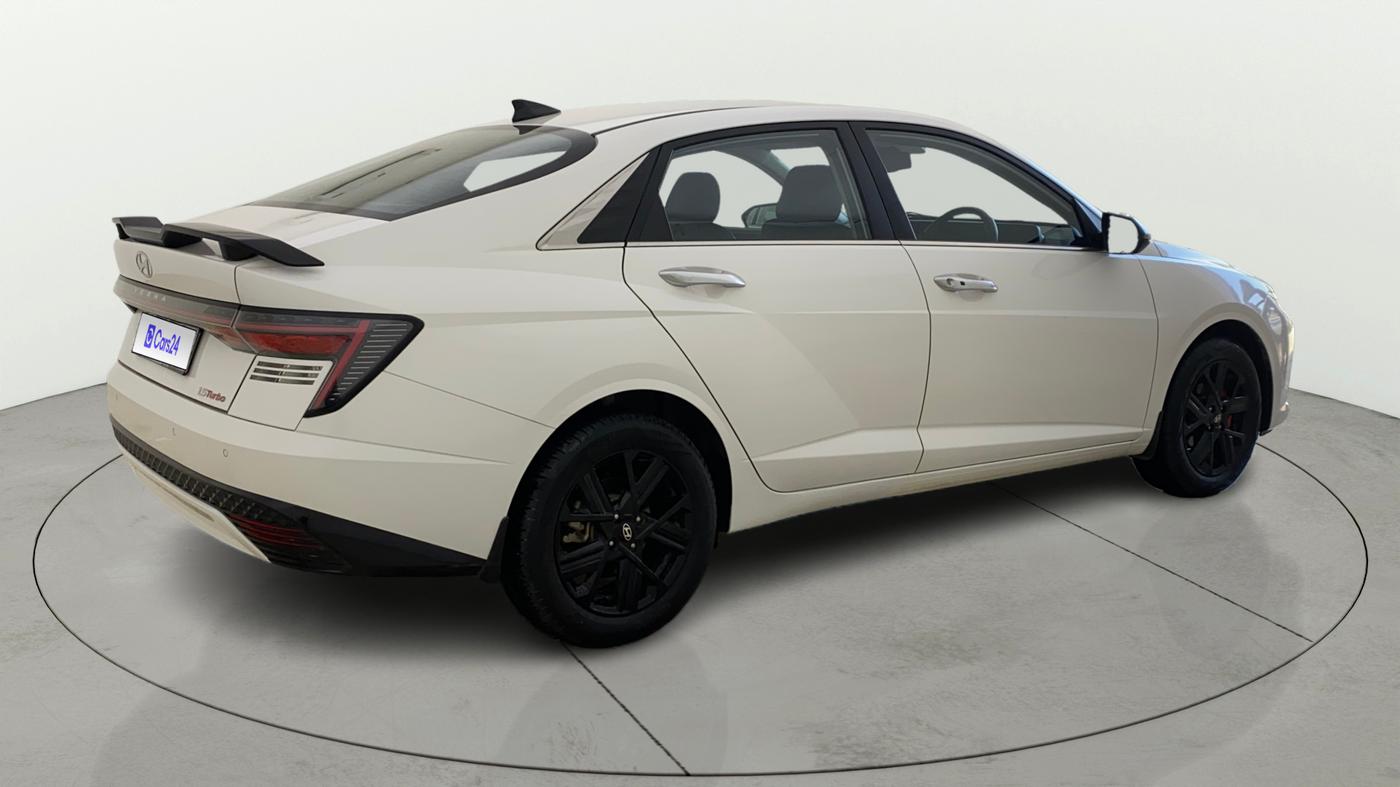 2025 Hyundai Verna SX (O) 1.5 TURBO PETROL DCT, Petrol, Automatic, 6,235 km, Right Back Diagonal