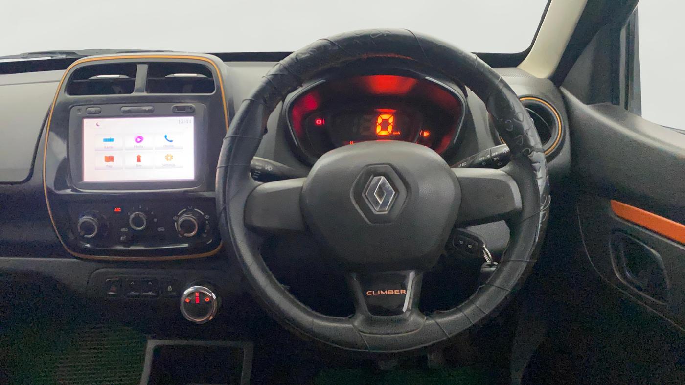 2018 Renault Kwid CLIMBER 1.0 AMT, Petrol, Automatic, 55,774 km, Steering Wheel Close Up