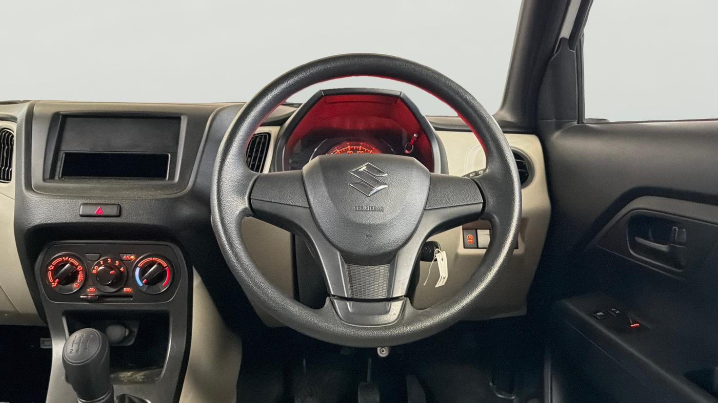 2026 Maruti New Wagon-R LXI 1.0, Petrol, Manual, 2,900 km, Steering Wheel Close Up
