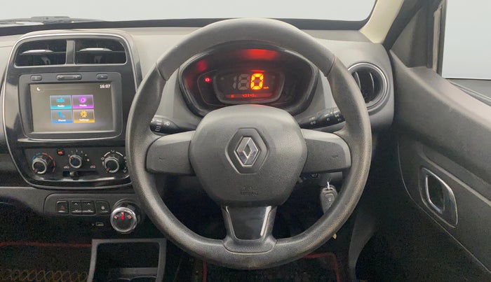 2018 Renault Kwid RXT 1.0 AMT (O), Petrol, Automatic, 49,343 km, Steering Wheel Close Up