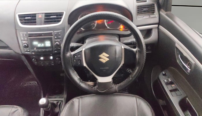 2014 Maruti Swift ZXI, Petrol, Manual, 57,833 km, Steering Wheel Close Up
