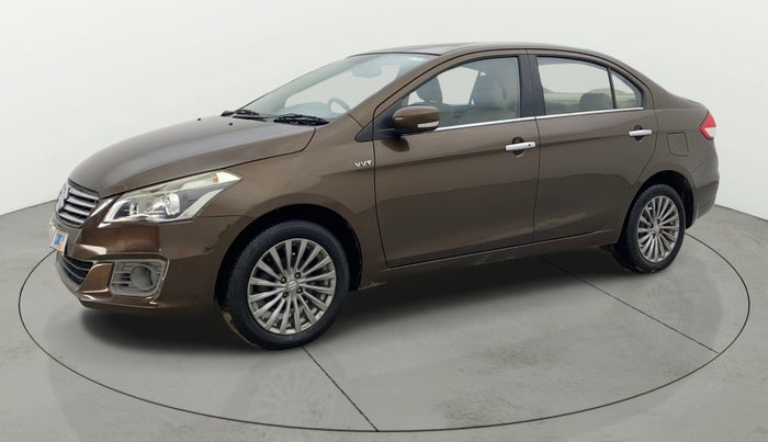 2015 Maruti Ciaz ZXI+, Petrol, Manual, 76,770 km, Left Front Diagonal