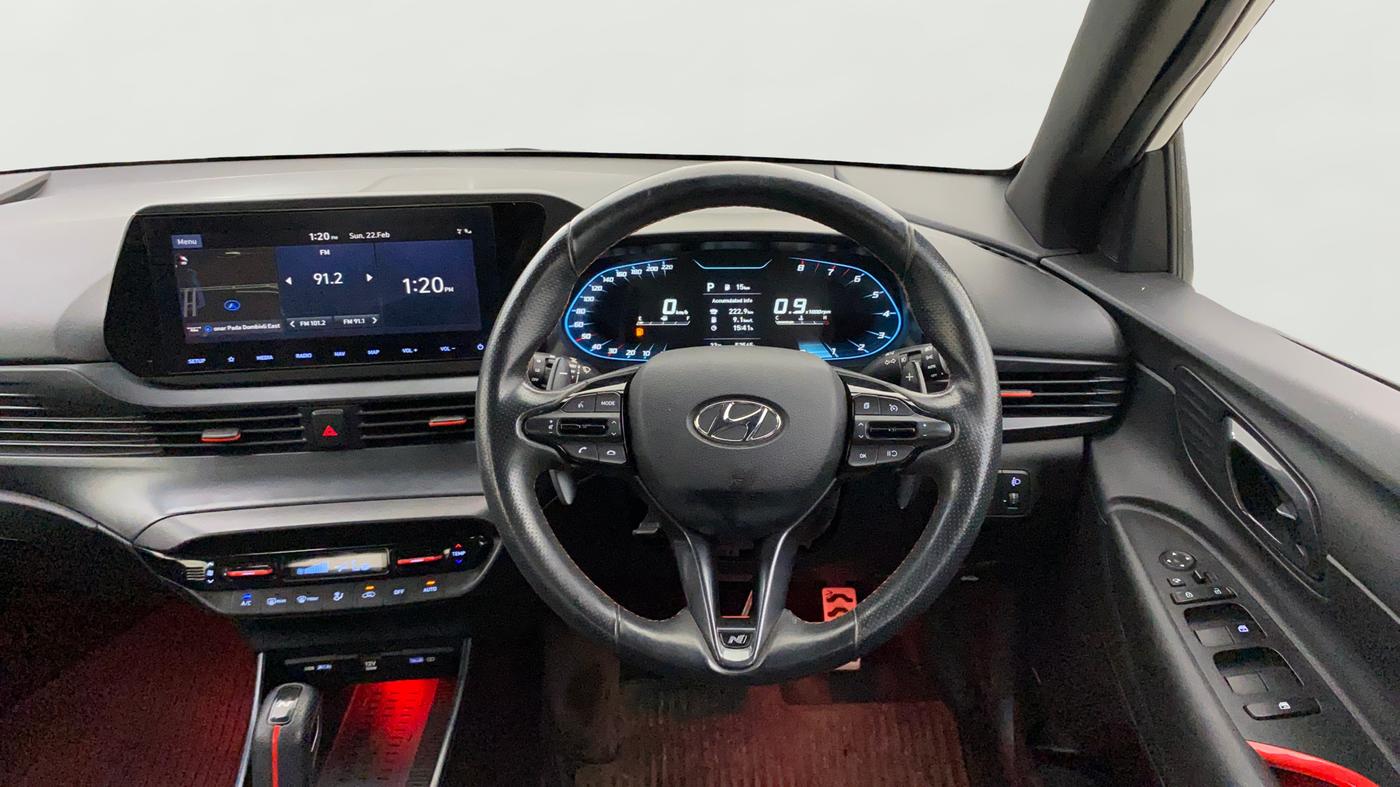 2021 Hyundai NEW I20 N LINE N8 1.0 TURBO GDI DCT, Petrol, Automatic, 52,562 km, Steering Wheel Close Up
