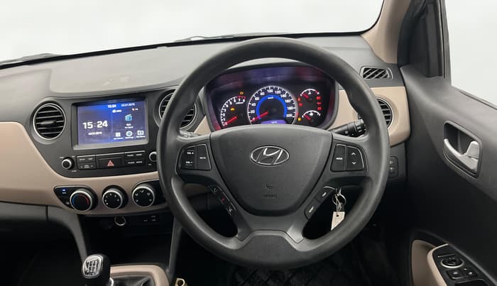 2017 Hyundai Grand i10 SPORTZ (O) 1.2 KAPPA VTVT, Petrol, Manual, 54,543 km, Steering Wheel Close Up