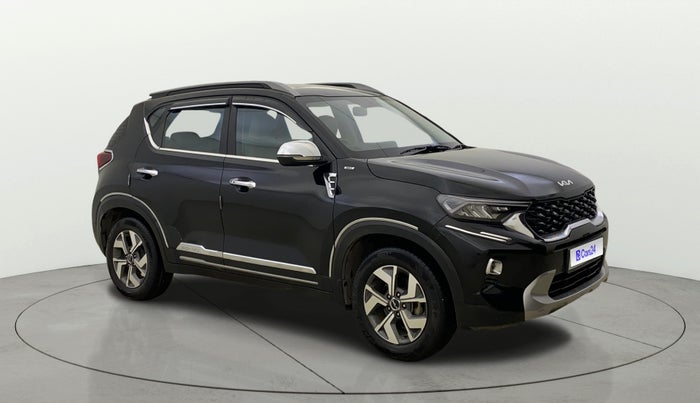 2021 KIA SONET HTX 1.0 IMT, Petrol, Manual, 39,156 km, Right Front Diagonal