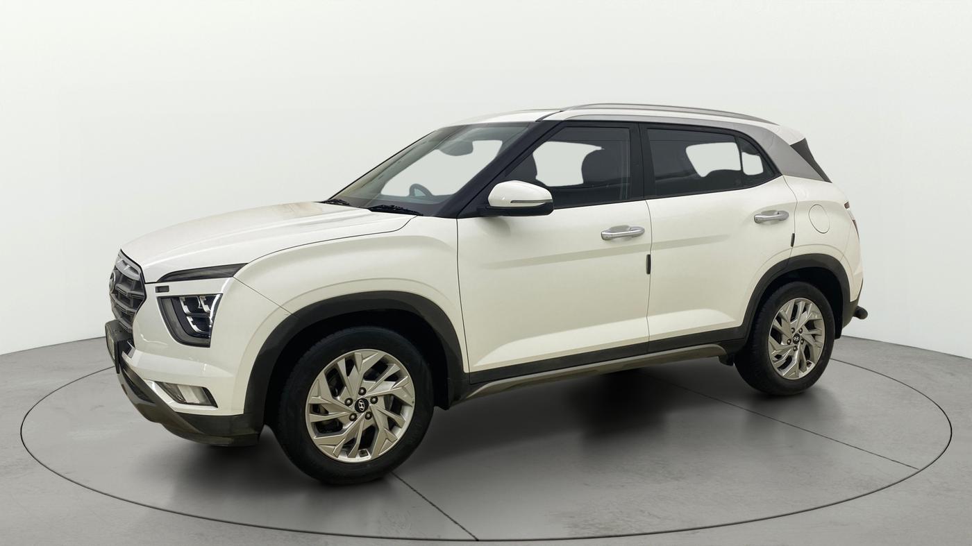 2021 Hyundai Creta SX 1.5 PETROL, Petrol, Manual, 49,800 km, Left Front Diagonal