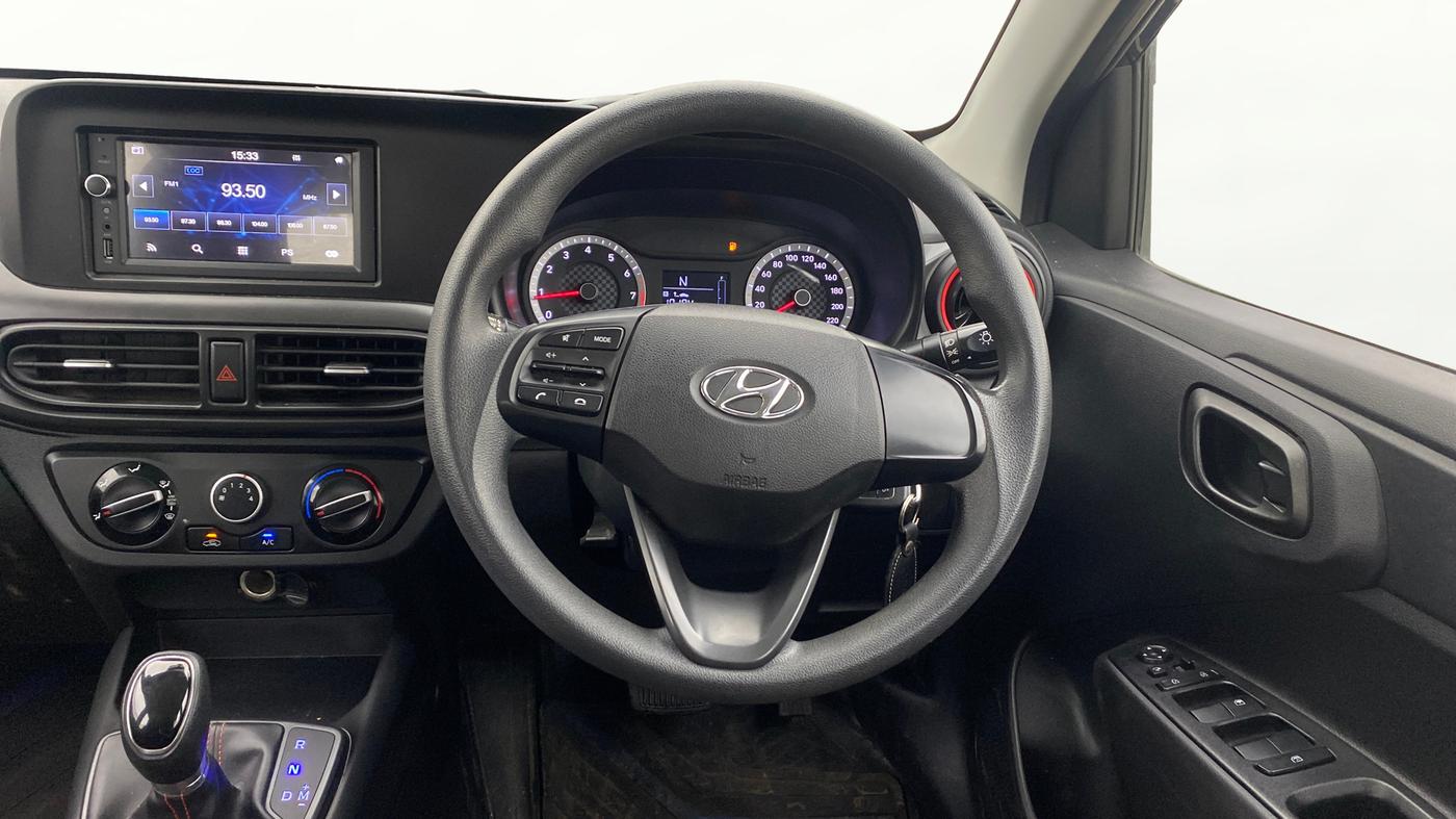 2022 Hyundai GRAND I10 NIOS MAGNA CORPORATE EDITION AMT 1.2 KAPPA VTVT, Petrol, Automatic, 18,810 km, Steering Wheel Close Up