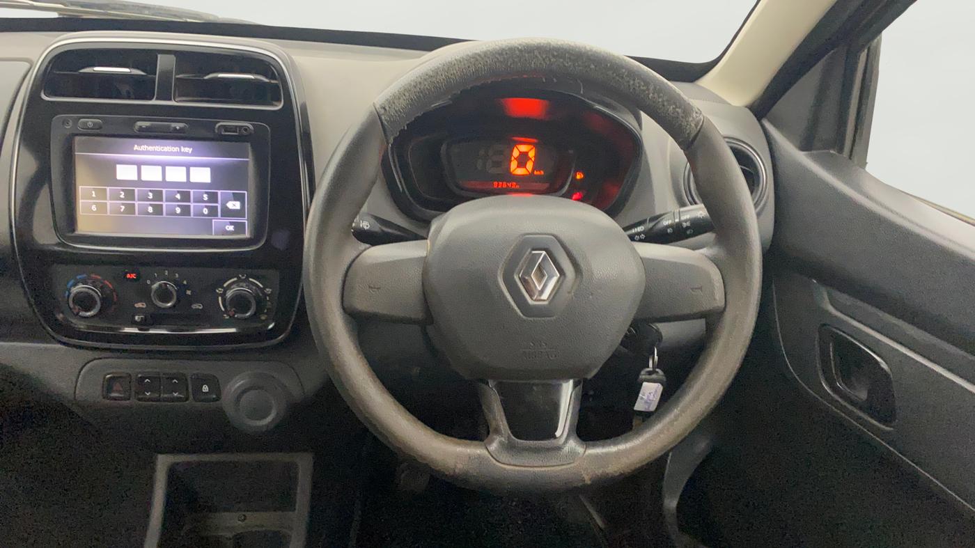 2016 Renault Kwid RXT 1.0, CNG, Manual, 94,193 km, Steering Wheel Close Up
