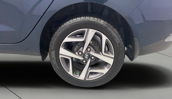 2022 Hyundai AURA SX 1.2 CNG, CNG, Manual, 1,21,511 km, Left Rear Wheel