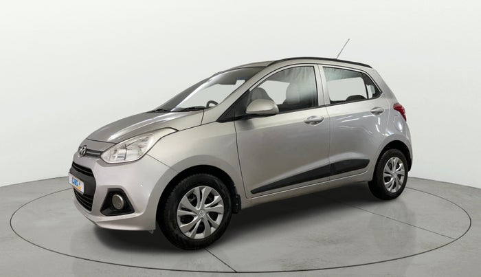 2015 Hyundai Grand i10 SPORTZ 1.2 KAPPA VTVT, Petrol, Manual, 53,416 km, Left Front Diagonal